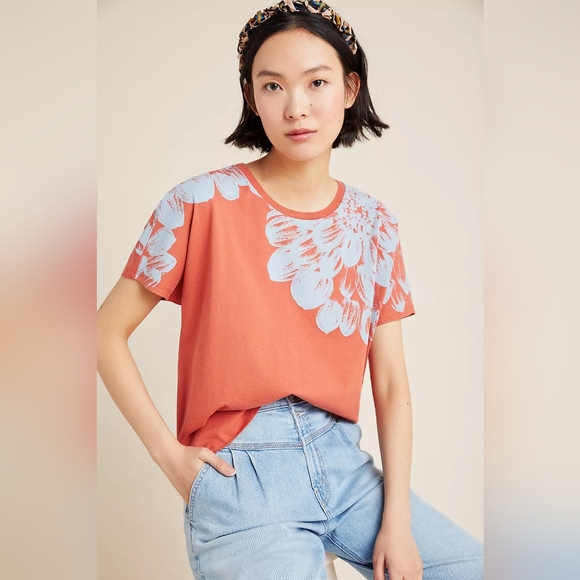 Anthropologie Floral Barbra Shirt - Picture 2 of 12